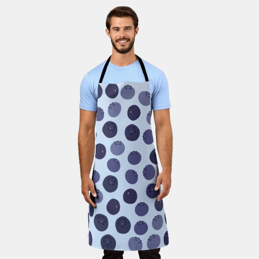 Blueberry Pattern Schürze (Getragen)