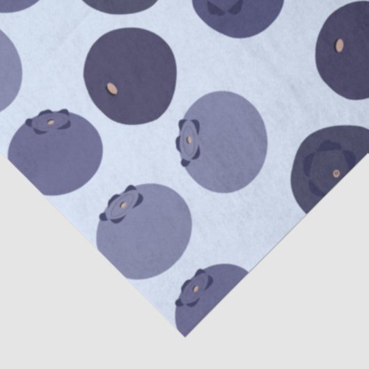 Blueberry Pattern Seidenpapier (Ausschnitt)