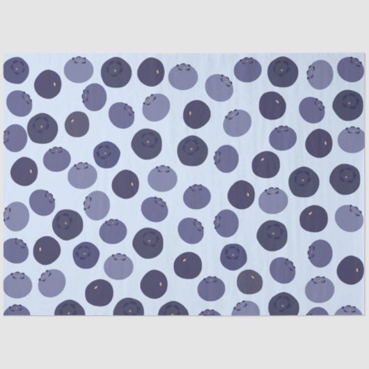 Blueberry Pattern Seidenpapier (Vorderseite)