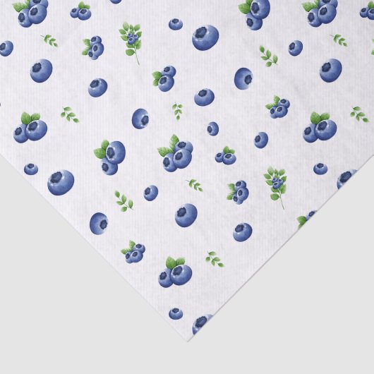 Blueberry Pattern Seidenpapier (Ausschnitt)