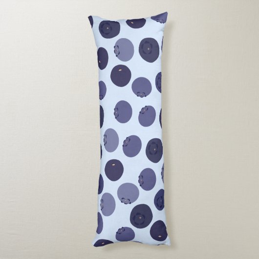 Blueberry Pattern Seitenschläferkissen (Rückseite (Vertikal))