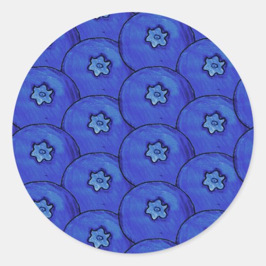 Blueberry Pattern Stickers (Vorderseite)