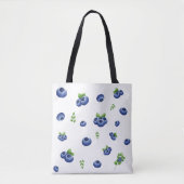 Blueberry Pattern Tasche (Vorderseite)