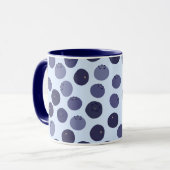 Blueberry Pattern Tasse (Vorderseite Links)