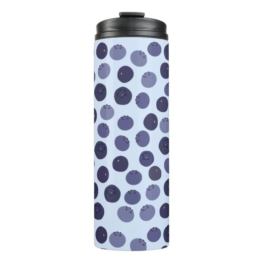 Blueberry Pattern Thermosbecher (Vorderseite)