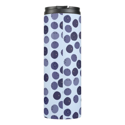 Blueberry Pattern Thermosbecher (Rückseite)