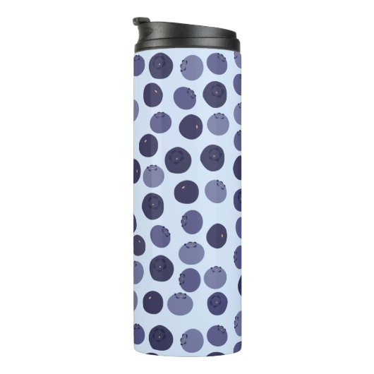 Blueberry Pattern Thermosbecher (Nach rechts gedreht)