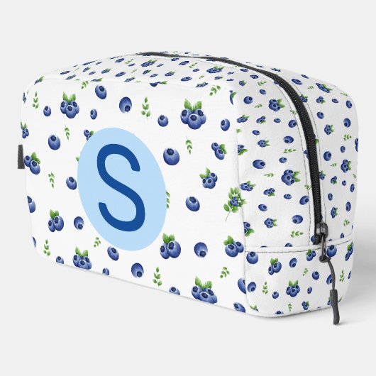 Blueberry Pattern Waschbeutel (Rechte Ecke)
