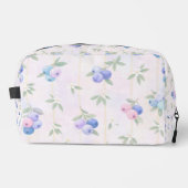 blueberry pattern with leaves waschbeutel (Vorderseite)