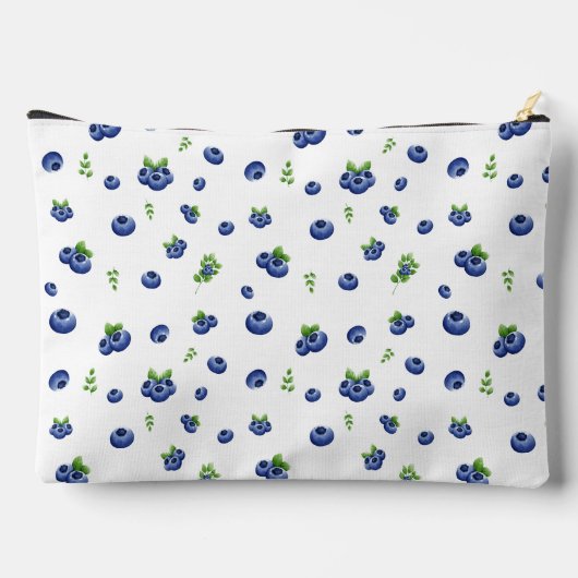 Blueberry Pattern Zubehörtasche (Rückseite)