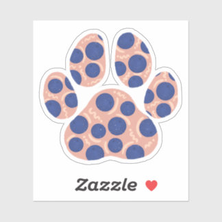 Blueberry Paw Aufkleber