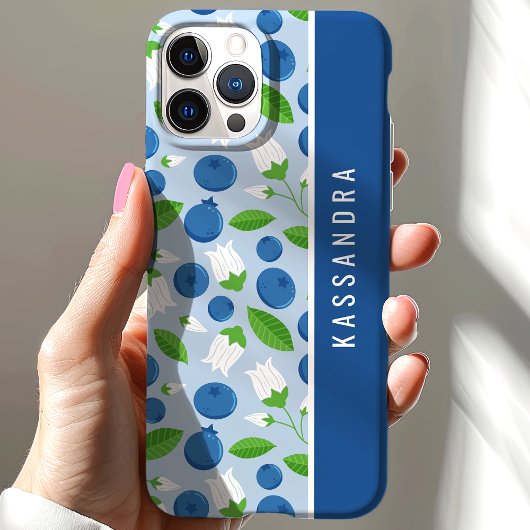 Blueberry, Personalisierter Name Case-Mate iPhone Hülle