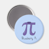 Blueberry Pi Niedlich Mah Pi Day Magnet (Vorderseite/Rückseite)