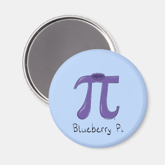 Blueberry Pi Niedlich Mah Pi Day Magnet (Vorderseite/Rückseite)
