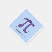 Blueberry Pi Niedlich Mah Pi Day Party Napkins Serviette (Ecke)