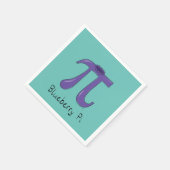 Blueberry Pi Niedlich Mah Pi Day Party Napkins Serviette (Ecke)