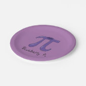 Blueberry Pi Niedlich Mah Pi Day Party Teller (Schrägansicht)