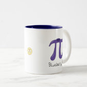 Blueberry Pi Niedlich Mathe Pi Day Coffee Tasse (VorderseiteRechts)