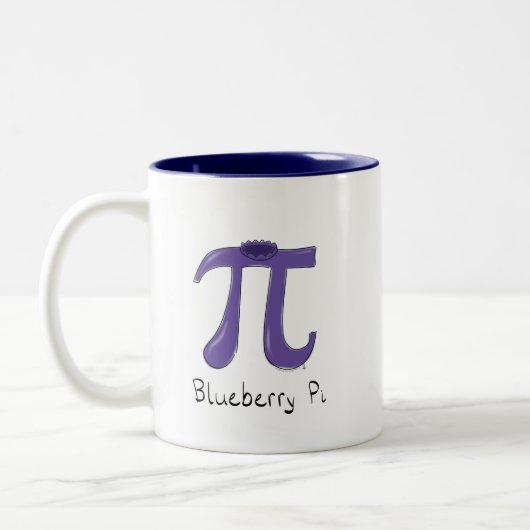Blueberry Pi Niedlich Mathe Pi Day Coffee Tasse (Links)