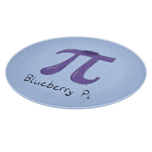 Blueberry Pi Niedlich Mathe Pi Day Pie Cutting Boa Schneidebrett (Ecke)