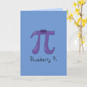 Blueberry Pi Symbol Math Lehrer Geschenk Karte (Gelbe Blume)