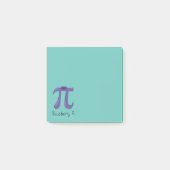 Blueberry Pi Symbol Math Lehrer Geschenk Post-it Klebezettel (Vorderseite)