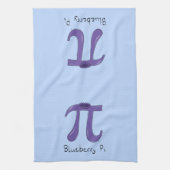 Blueberry Pi Symbol Niedlich Mathelehrer Geschirrtuch (Vertikal)