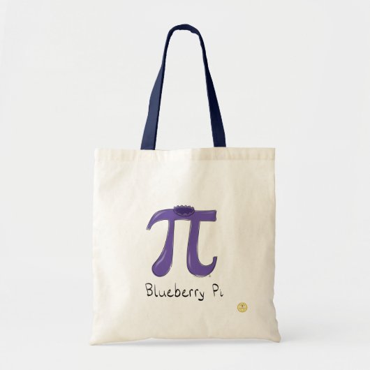 Blueberry Pi Symbol Niedlich Mathelehrer Tragetasche (Vorne)