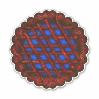 Blueberry Pie Aufkleber
