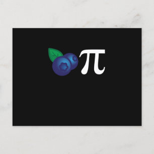 Blueberry Pie Blueberries Eater Berry Lover Postkarte