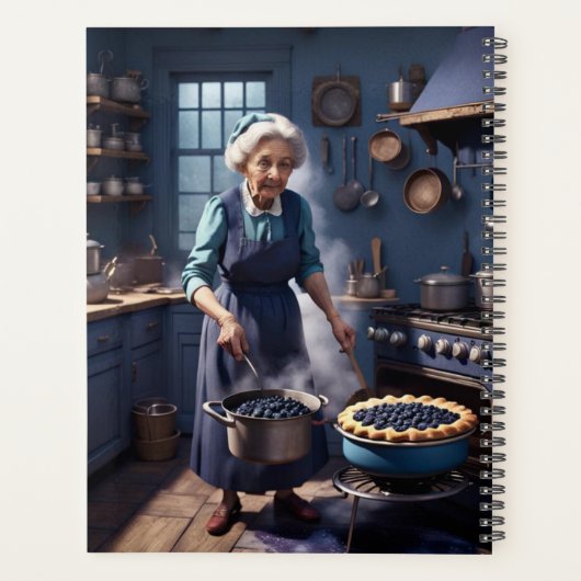 Blueberry Pie Calendar Planer (Rückseite)