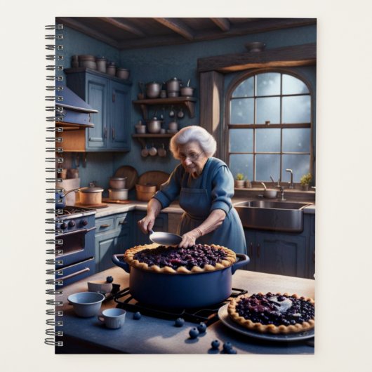 Blueberry Pie Calendar Planer (Vorderseite)