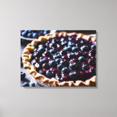 Blueberry Pie Leinwanddruck (Vorderseite)