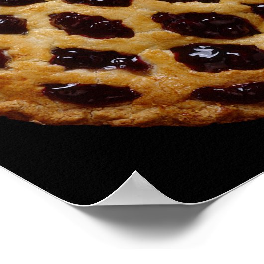 Blueberry Pie Poster (Ecke)