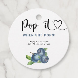 Blueberry - Pop, wenn sie Pop macht Geschenkanhänger