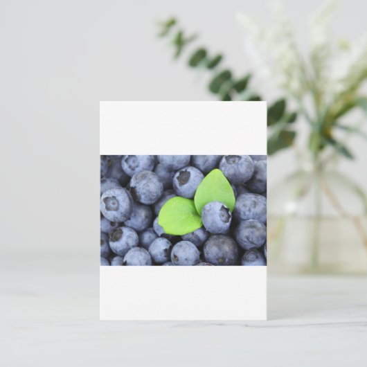 BLUEBERRY POSTKARTE (Stehend Vorderseite)