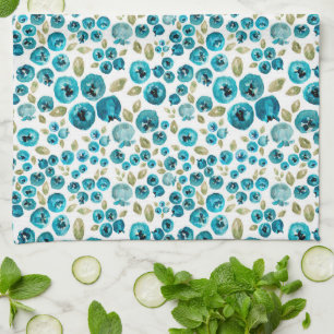 Blueberry Print Teetuch Geschirrtuch