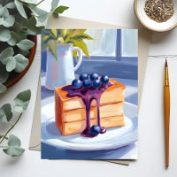 Blueberry Pstry Dessert Cake