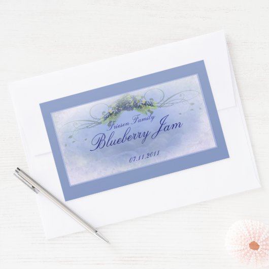 Blueberry RCL 1 Rechteckiger Aufkleber (Umschlag)