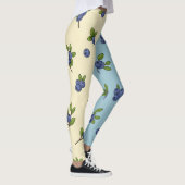 Blueberry Repeat Pattern - Pastel Vibe Leggings (Rechts)