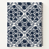 Blueberry Rustic Farmhouse French Country Recipe Notizblock (Rückseite)