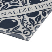 Blueberry Rustic Farmhouse French Country  Schneidebrett (Ecke)