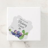 Blueberry Sauce hausgemachte Fruchtkonserven Jar T Geschenkanhänger (Beispiel)