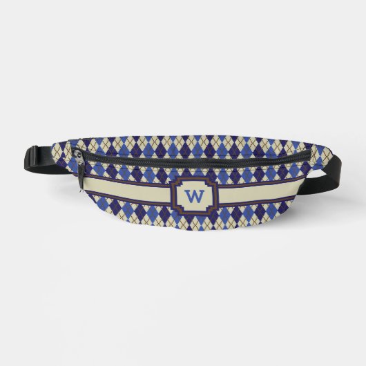 Blueberry Scone Raute Bauchtasche (Vorderseite)