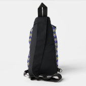 Blueberry Scone Raute Crossbody Bag (Rückseite)