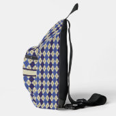 Blueberry Scone Raute Crossbody Bag (Rechts)
