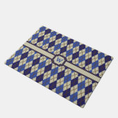 Blueberry Scone Raute Doormat Fußmatte (Schrägansicht)