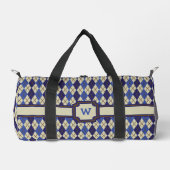 Blueberry Scone Raute Duffle Bag (Vorderseite)