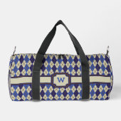 Blueberry Scone Raute Duffle Bag (Rückseite)
