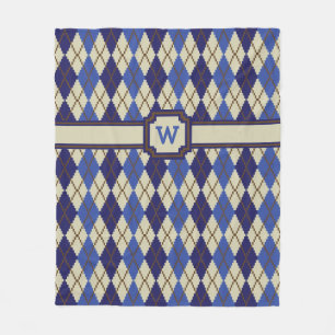 Blueberry Scone Raute Fleece Blanket